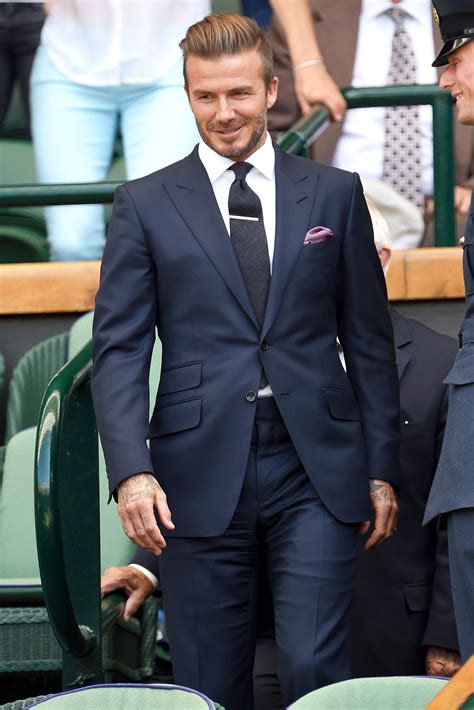 david beckham suit style.